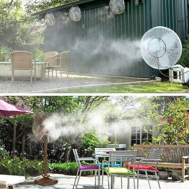 Oaqiey Fogging Pipes Clearance! 5M 16/18 Inch Spray Ring Outdoor Fan
