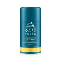 Oars   Alps Aluminum Free Deodorant for Men and Women, Dermatologist Tested and Made with Clean Ingredients, Travel Size,  California Coast, 1 Pack, 2.6 Oz