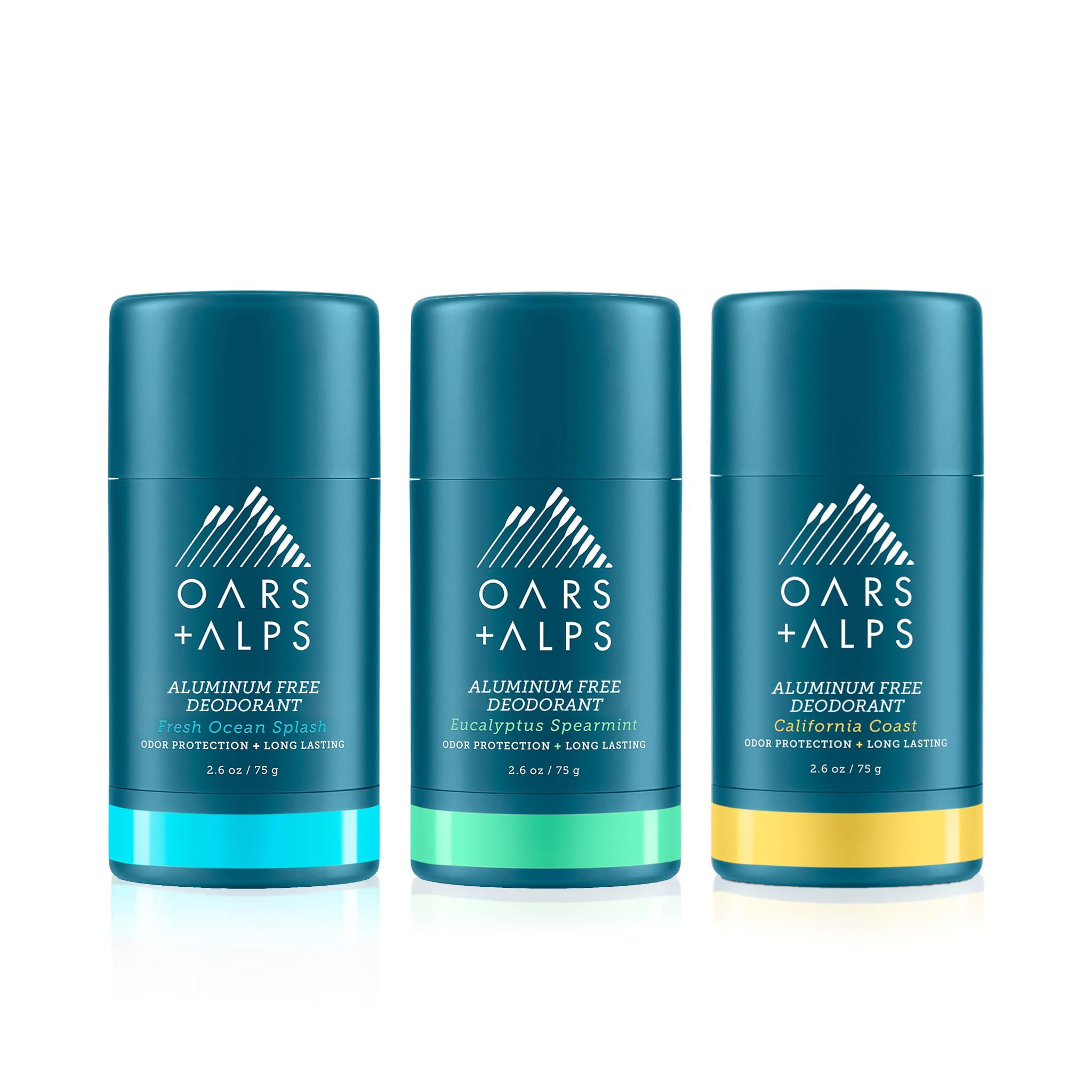 Oars + Alps Aluminum Free Deodorant for Men and Women, Dermatologist