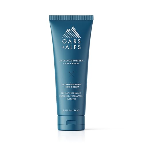 Oars + Alps Face Moisturizer and Eye Cream, Hydrates Skin with Shea
