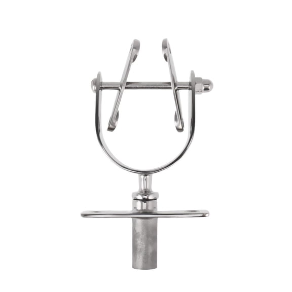 Oarshaped Oarlock with Socket for 2 '' Oars in 316 Stainless Steel Rowing Accessories