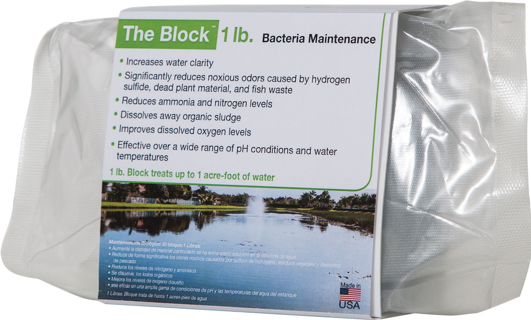 Green 1 lb. Bacteria Bio-Maintenance Pond Cleaner