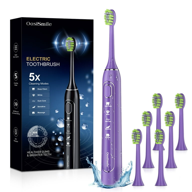 スマイルソニック Amazon.com: Miracle Smile Sonic Toothbrush, 40,000 VPM Electric