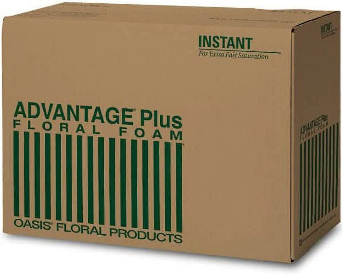 Oasis Advantage Plus Floral Foam Blocks, Bulk 48 Pieces - Flower ...