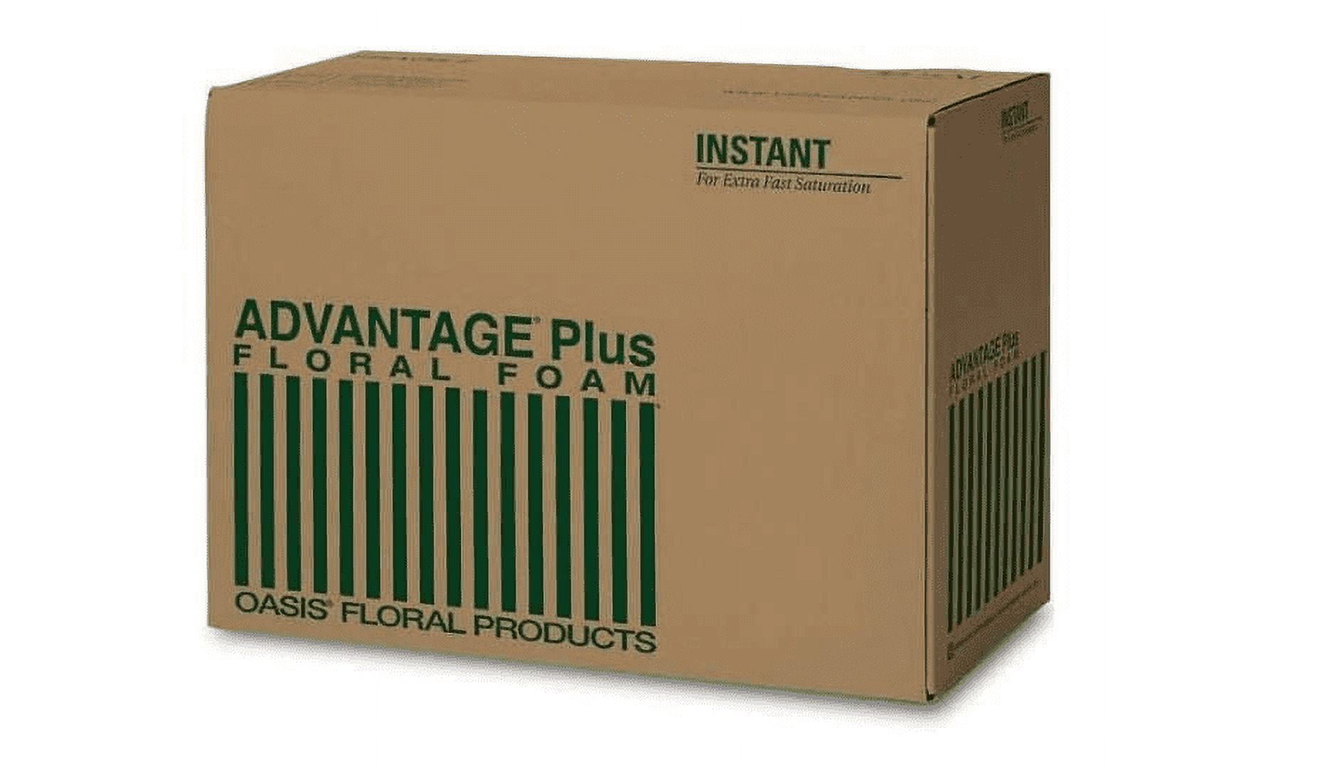 Oasis Advantage Plus Floral Foam Blocks, Bulk 48 Pieces Flower