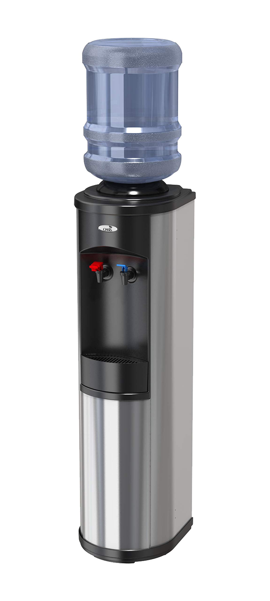 Oasis BTSA1SHS STN w/WTG Artesian Hot 'N Cold Bottled Water Cooler with