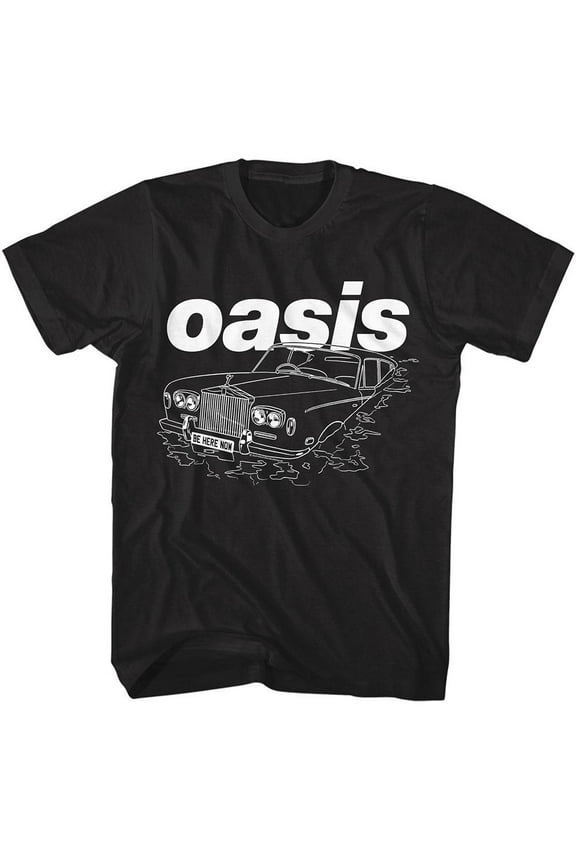 Oasis Be Here Now Rolls Royce Men's T Shirt (Black, Big&Tall3XLT)