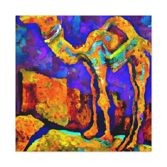 Oasis Camel in Color - Canvas