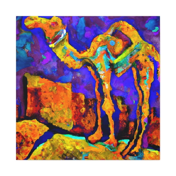 Oasis Camel in Color - Canvas