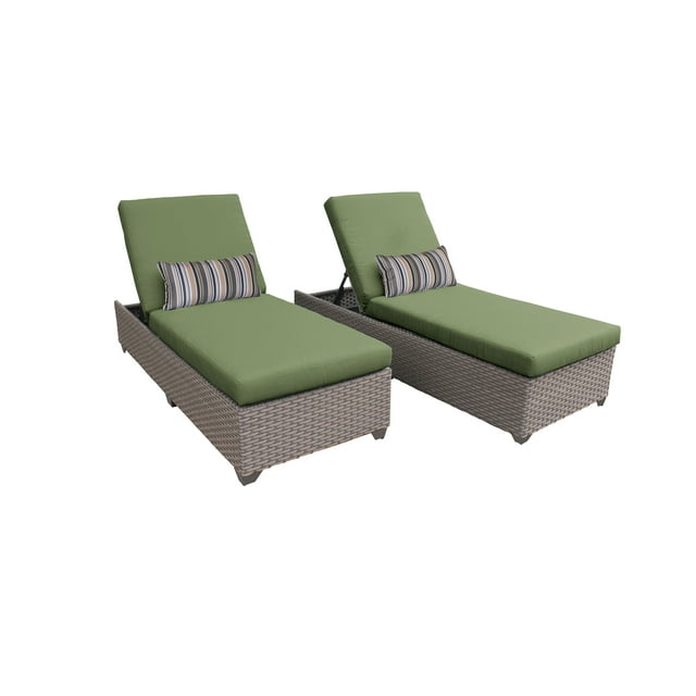 Oasis Chaise Set of 2 Outdoor Wicker Patio Furniture