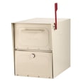 thumbnail image 1 of Oasis Classic Extra Large High Security Post Mount Mailbox Sand, 1 of 11