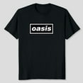 thumbnail image 1 of Oasis Decca Logo T-Shirt Black Unisex, Sizes S-5XL, Tbun, 1 of 5