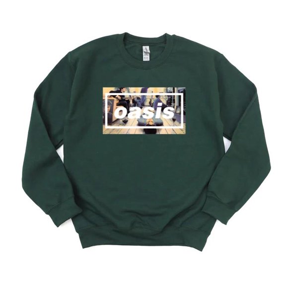 Oasis Definitely Maybe Rock Band Ringer Britpop Music 90s Vintage Retro SweatShirt Unisex, up to 5XL