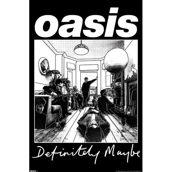 Oasis - Definitely Maybe Wall Poster, 22.375" x 34"