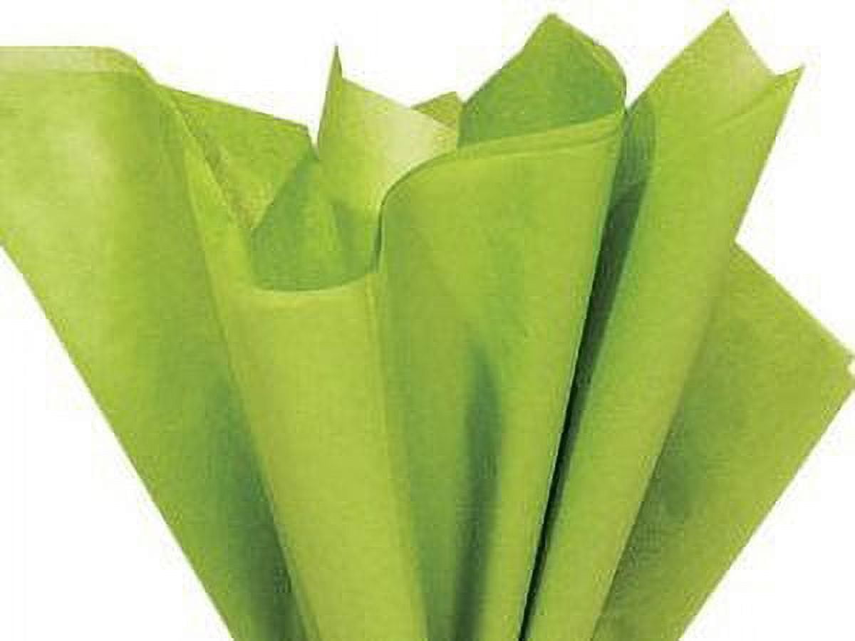Large Sheets Green Waxed Floral Tissue Paper for Flowers Gifts Wrapping  24x36