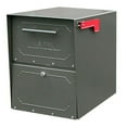 thumbnail image 1 of Oasis Jr. Curbside Locking Mailbox 15x11.5x18 Inch - Bronze, 1 of 1