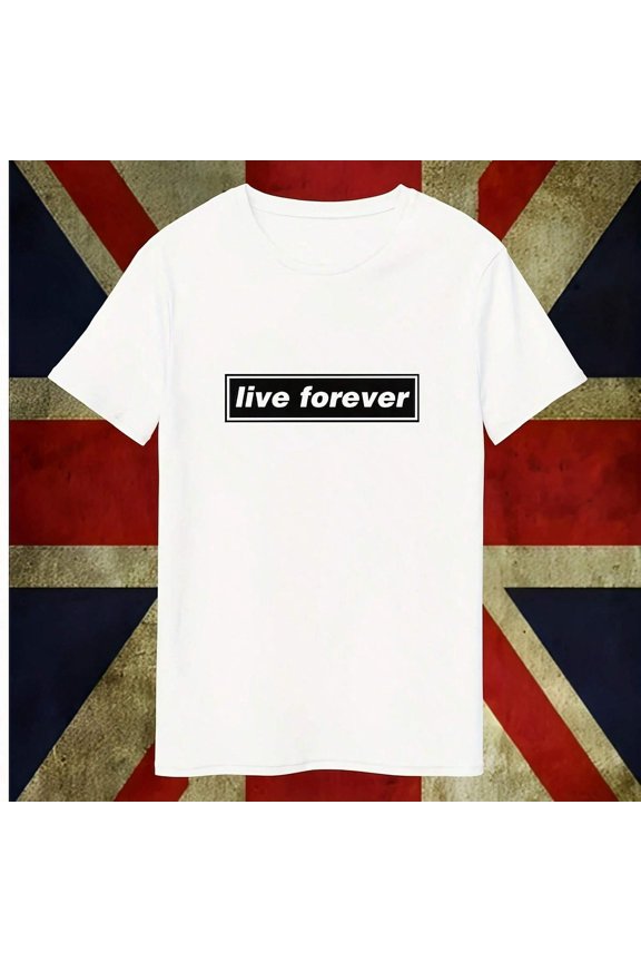 Oasis 'L Forever' T-Shirt – Iconic 90s Britpop Music - Pm Quality