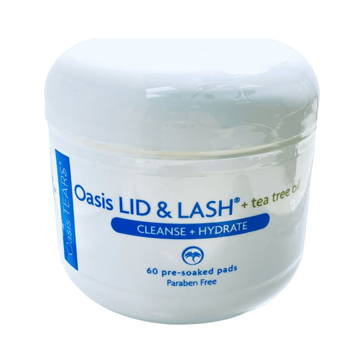 Oasis LID LASH Tea Tree Eyelid Lash Cleansing Pads 60 ct (Pack of 2