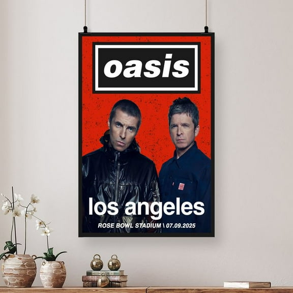 Oasis Live 2025 Canada Toronto Rogers Stadium Aug 25 Poster Retro Style - Size 24''x36'' - Kiloa