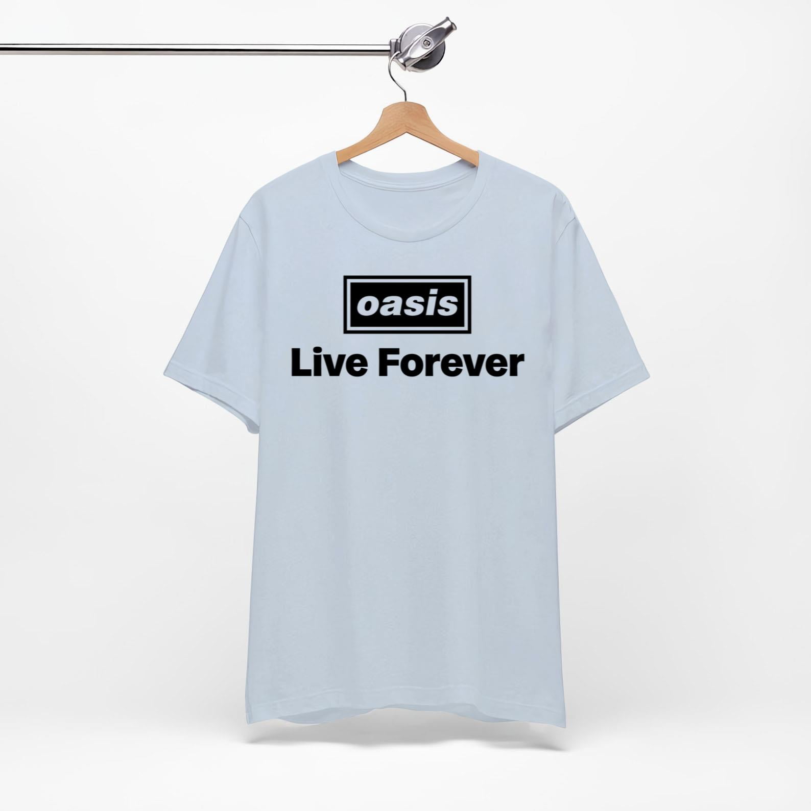 oasis live forever t シャツ