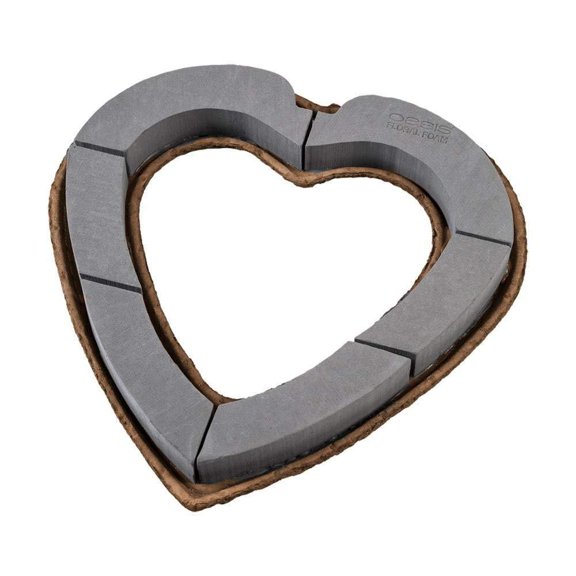 Oasis Midnight Mache Open Heart, 18"