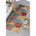 thumbnail image 1 of Oasis Modern Floral Multicolor Polypropylene Indoor Outdoor Runner Rug, 2'x8' Rectangle, 1 of 7