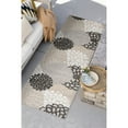 thumbnail image 1 of Oasis Modern Floral Beige and Cream Polypropylene Indoor Outdoor Runner Rug, 2'x8' Rectangle, 1 of 7