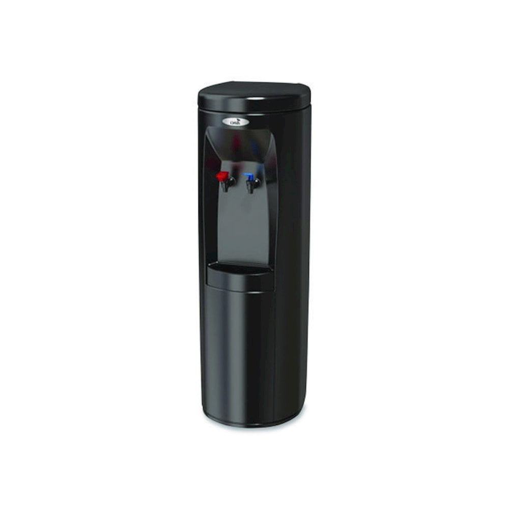 Black Polyethylene Hot and Cold Water Dispenser
