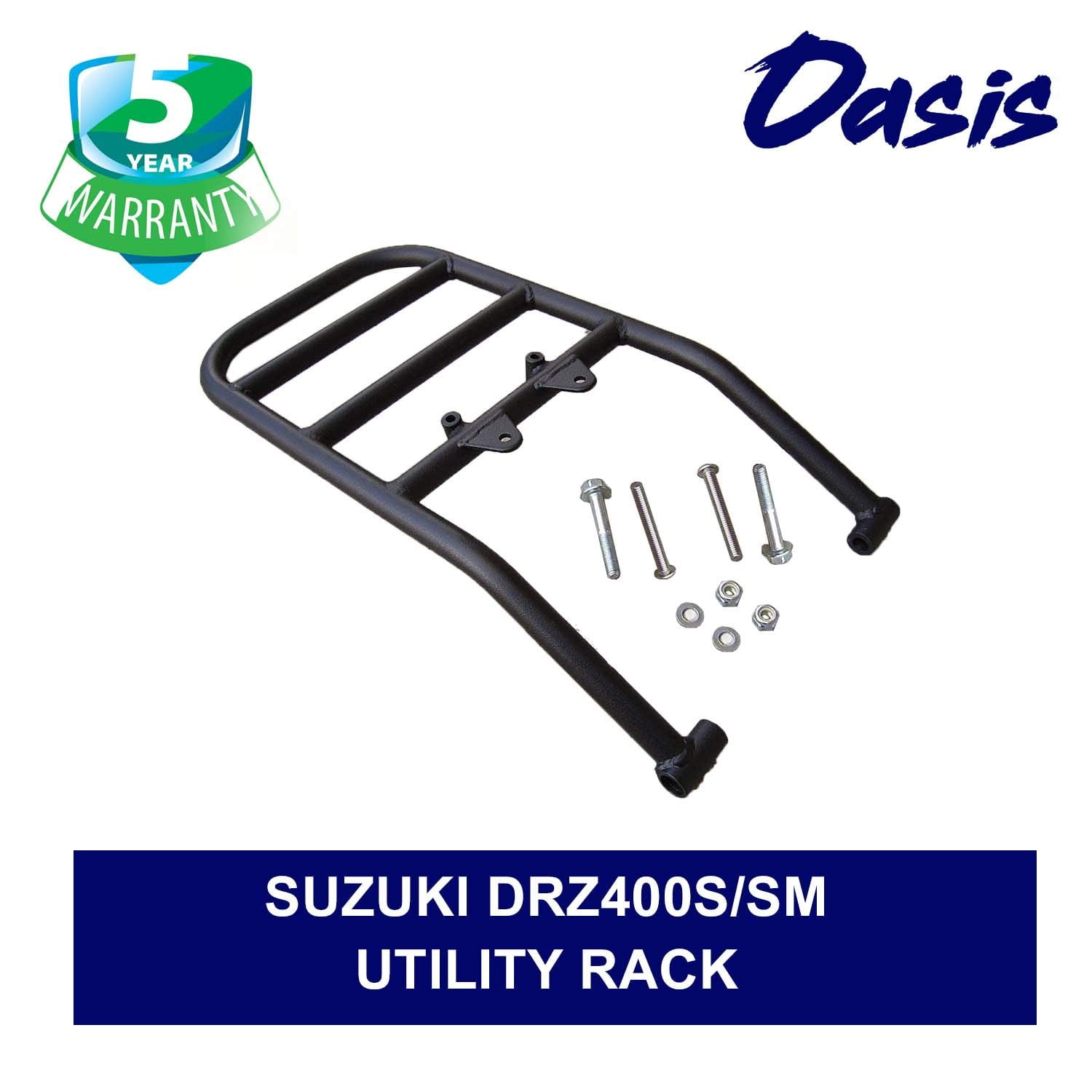 Oasis Rear Luggage Utility Rack - Compatible With Suzuki DRZ400S/SM ...