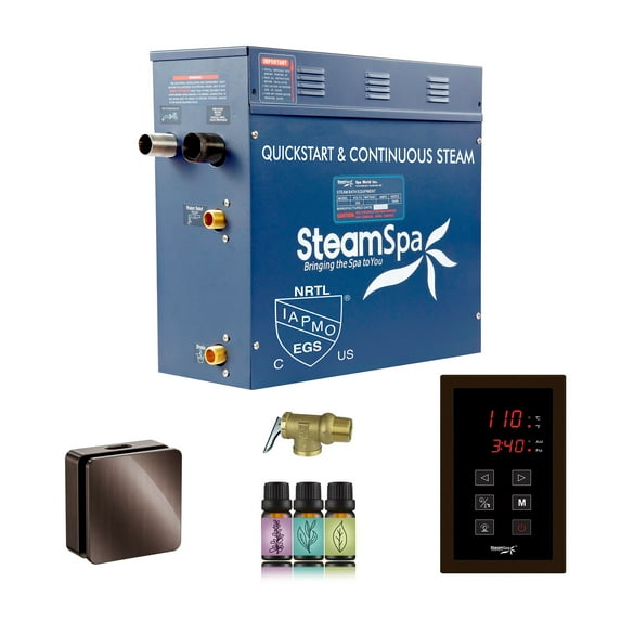 Oasis Series 6000-Watts Steam Generator with Continuous Steam Plus Easy Touch Pad in Oil Rubbed Bronze