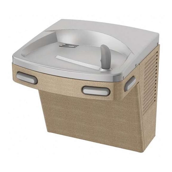 On-Wall Single Drinking Fountain, 1 Level, 18 5/8 in D, 21 in H, 17 5/8 in W