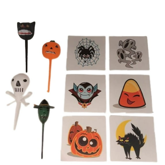 Oasis Supply 2.5" 3D Halloween Picks, Assorted Styles, 24 ct
