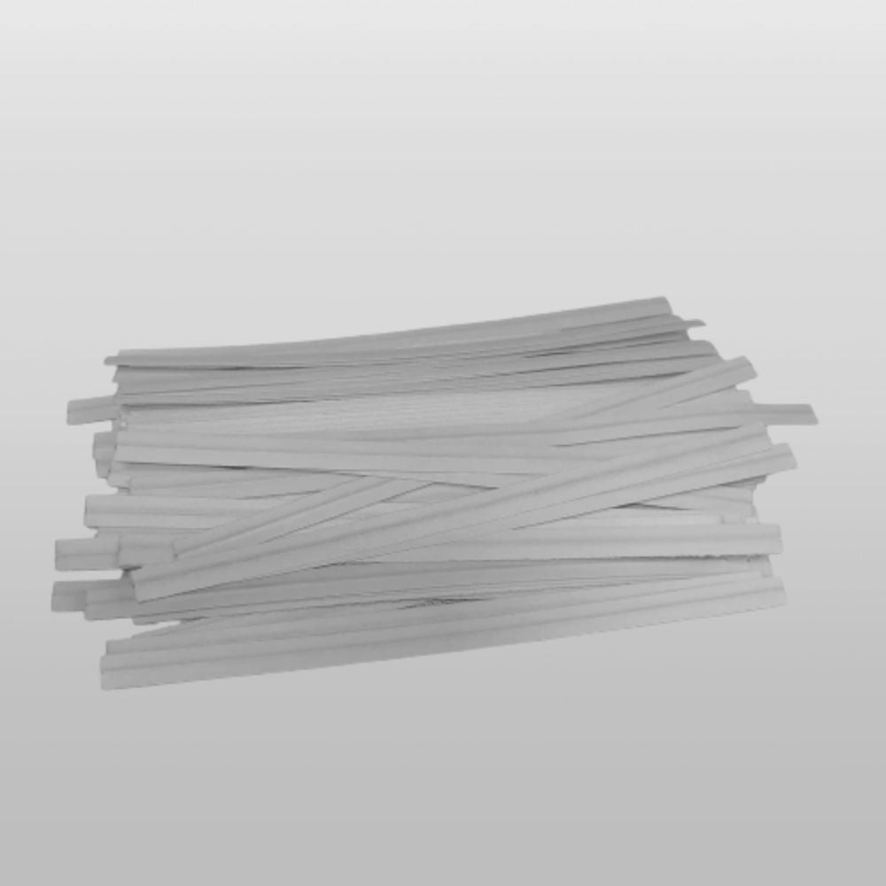 Oasis Supply, 500 Piece 4" Laminated Paper Twist Ties, BULK with