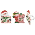 thumbnail image 1 of Oasis Supply Christmas Cupcake Toppers, Winter Holiday Party Cake Decorations, 24 Count (Santa and Elf Rings), 1 of 2