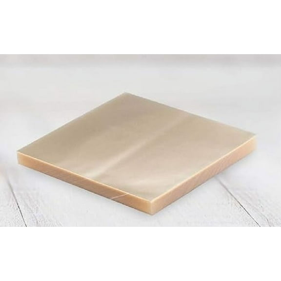 Oasis Supply Clear Caramel Colored Wrapper Sheets, Wrapping Paper for Candy, 5 x 5 Inches, Sheets (1 Pound, about 1000 sheets)