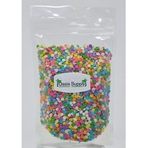Oasis Supply Edible Confetti Sprinkles Cake Cookie Cupcake Quins Pastel Sequin (8 Ounces)