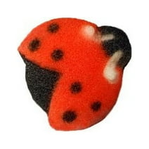 Oasis Supply, Edible Fun Shapes | Sugar Hand Painted Cake, Cupcake Toppers | 3/4" Ladybugs | 12 count