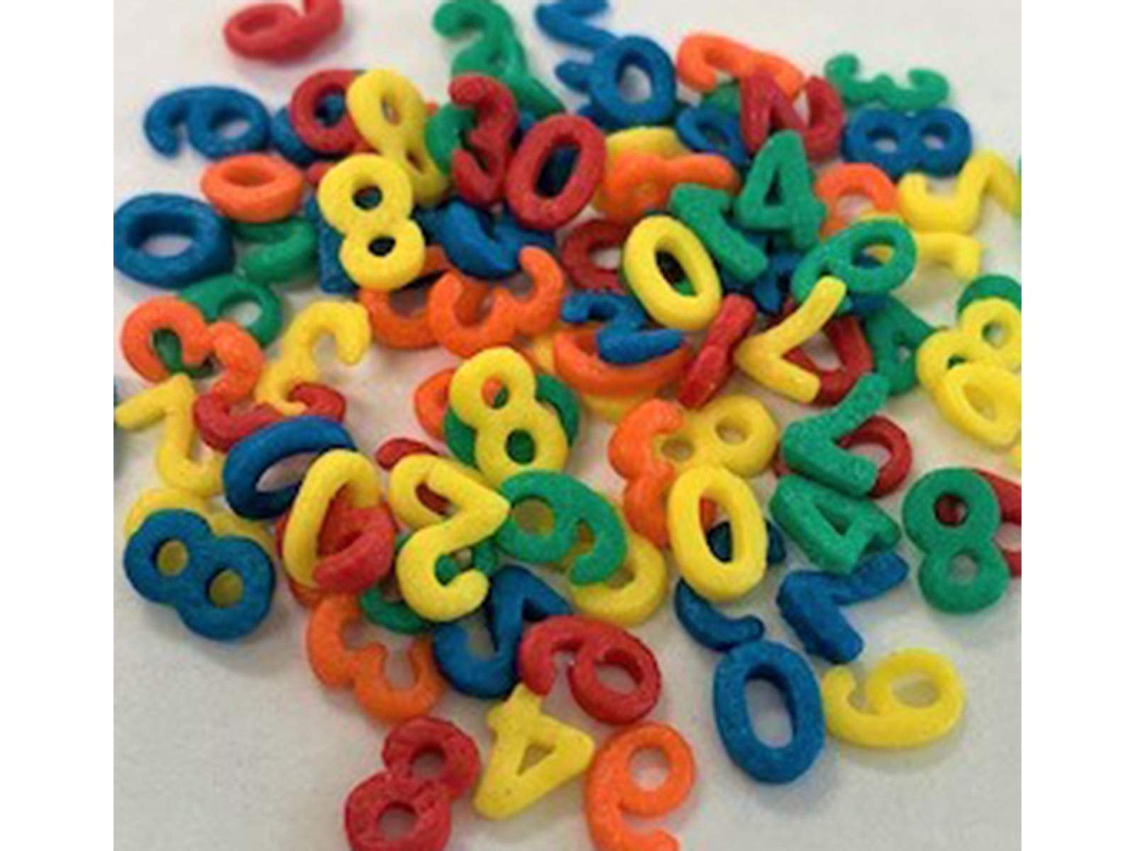 Oasis Supply, Edible Letters And Numbers Sprinkles, Shaped Cake Decorating  Quins (Number Sprinkles 8 Ounces) 