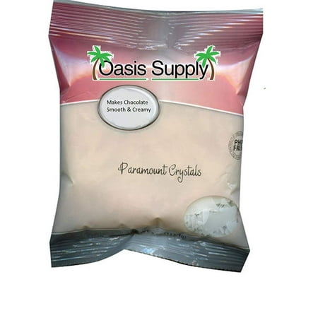 Oasis Supply Edible White Paramount Crystal,For Melting Chocolate and Candy, 4 Ounce