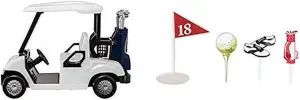 Oasis Supply, Summer Fun, Fathers Day Cake Topper Kit - Happy Father's Day, Golfing Fun Cake Toppers