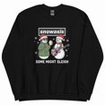 thumbnail image 1 of Oasis Sweatshirt, Snowasis Some Might Sleigh Sweatshirt, Snowman Rock Band Sweatshirt - Sizes S-5XL ,Art Print JSC, 1 of 6