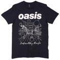 Oasis T Shirt Definitely Maybe Line Drawing Official Reunion Tour 2025