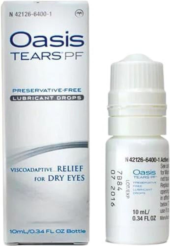 Oasis TEARS PF PreservativeFree Lubricant Eye Drops Relief For Dry