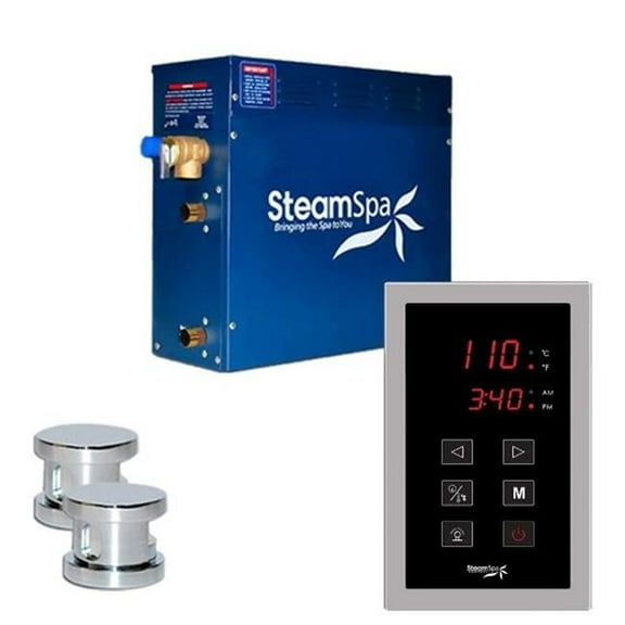 Oasis Touch Package with  12kW Steam Generators; Chrome
