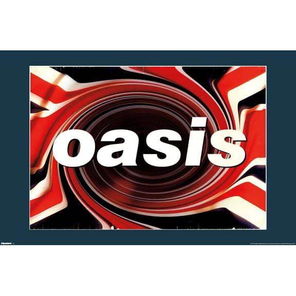 Oasis - Union Jack Logo Wall Poster, 22.375" x 34"