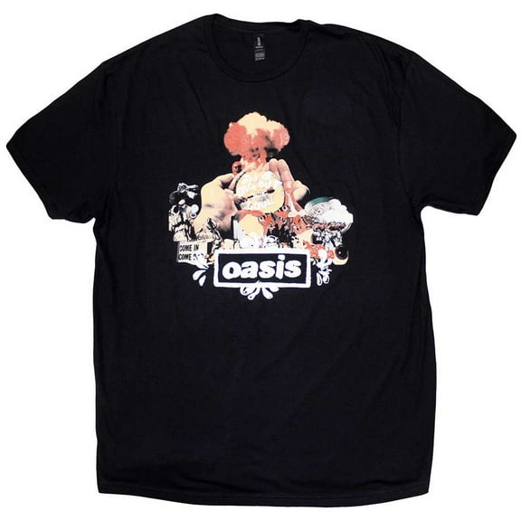 Oasis Unisex T-Shirt: Atomic Collage (X-Large)
