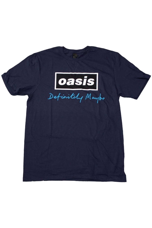 Oasis Unisex T-Shirt: Definitely Maybe Text Logo (X-Large)