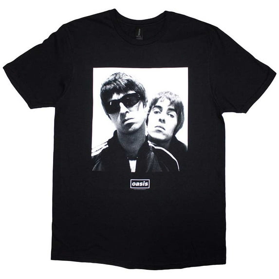 Oasis Unisex T-Shirt: Noel & Liam Square Photo (X-Large)