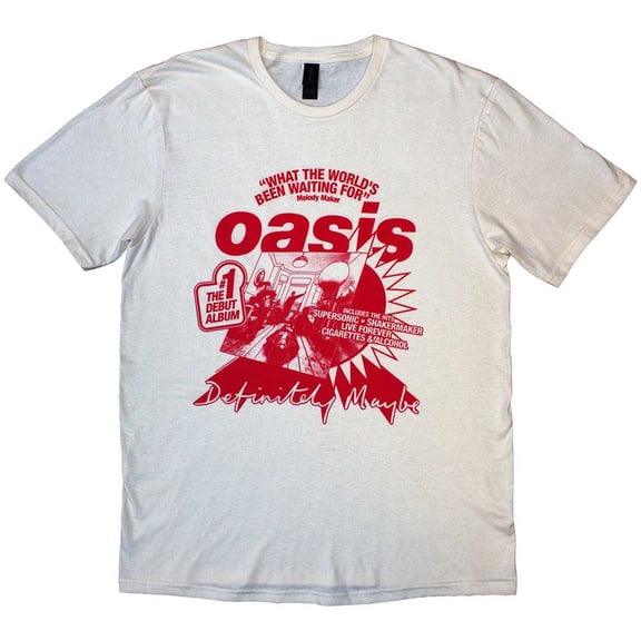 Oasis Unisex T-Shirt: What The World's Been Waiting For (Medium)