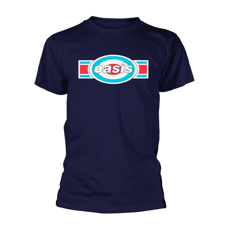 Oasis Unisex T-shirt: Oblong Target (Navy) - Walmart.com